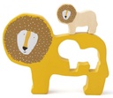 Trixie Vormenpuzzel Mr. Lion 10 X 13 Cm Hout Okergeel 2 Stuks