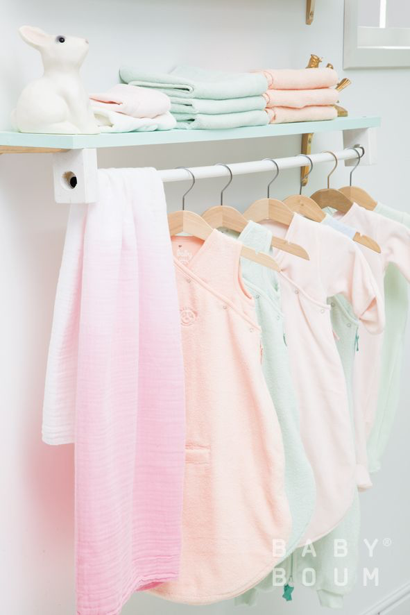 Swaddle 2st - BabyBoum (roze)