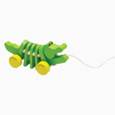 Trekfiguur krokodil - PlanToys